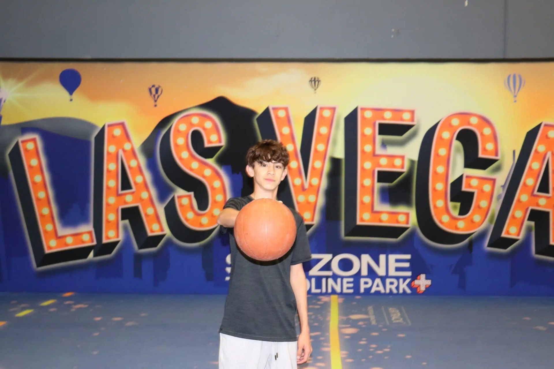 Sky Zone Las Vegas kids party bus package